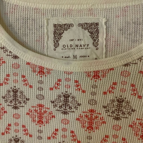 Thermal knit waffle weave top - Picture 2 of 3